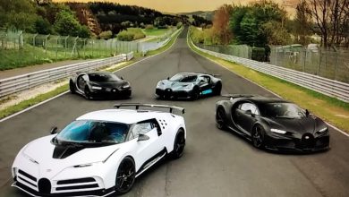 Photo of Četiri modela Bugatti okupila su se na Nirburgringu